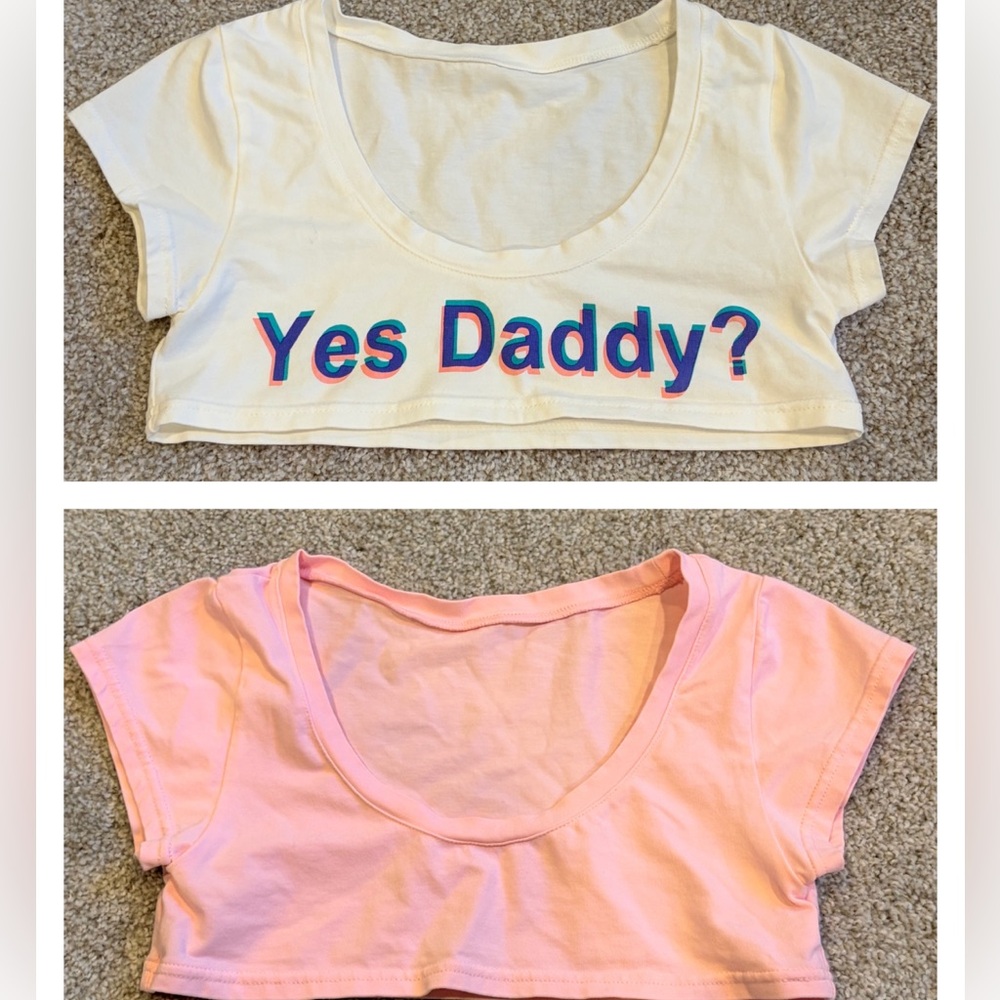 White Mini Crop Top